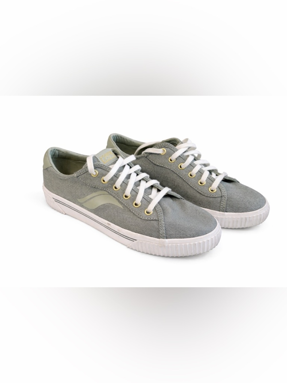 🐣5/$25-Keds Gray Canvas Sneakers with White Soles
